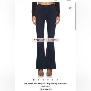 Mother Weekender Frayed in Groovin sz 29